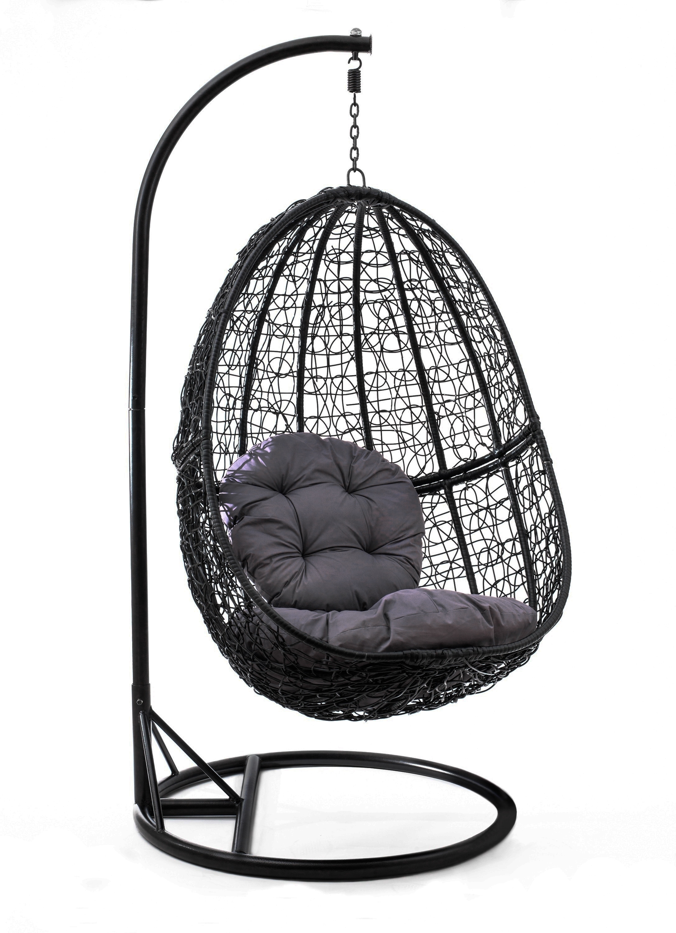Hangesessel Polyrattan Mit Gestell Hangestuhl Hangeschaukel